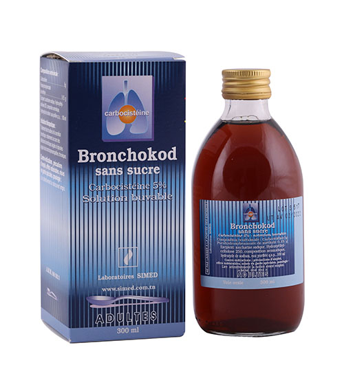 BRONCHOKOD SANS SUCRE ADULTES FL 300 ML